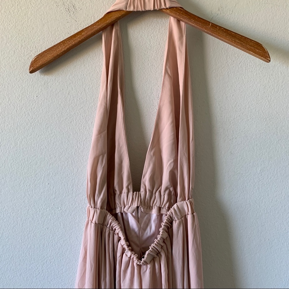Show Me Your Mumu Luna Halter Maxi Dusty Blush - Picture 12 of 16